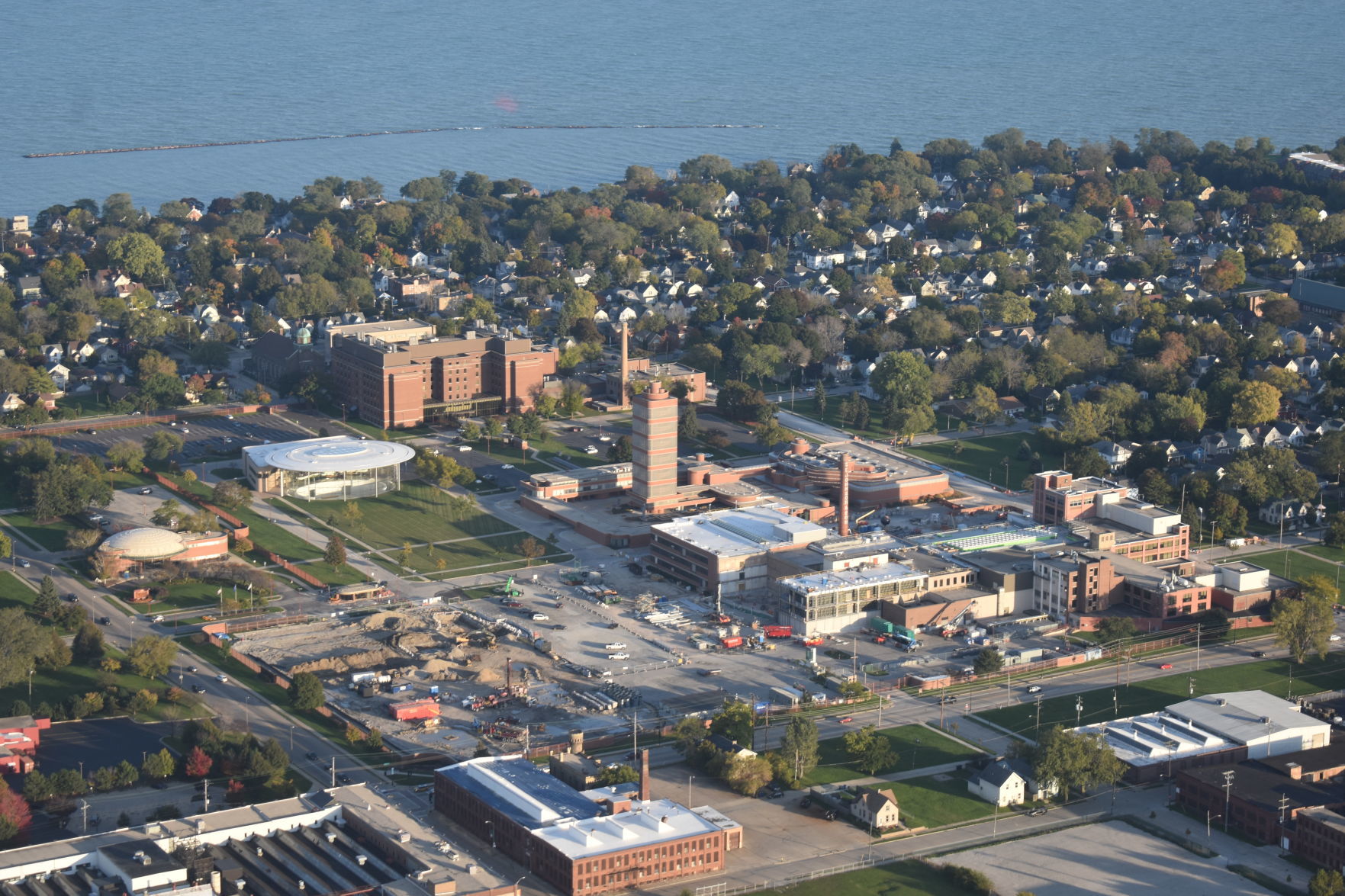 SC Johnson HQ, aerial